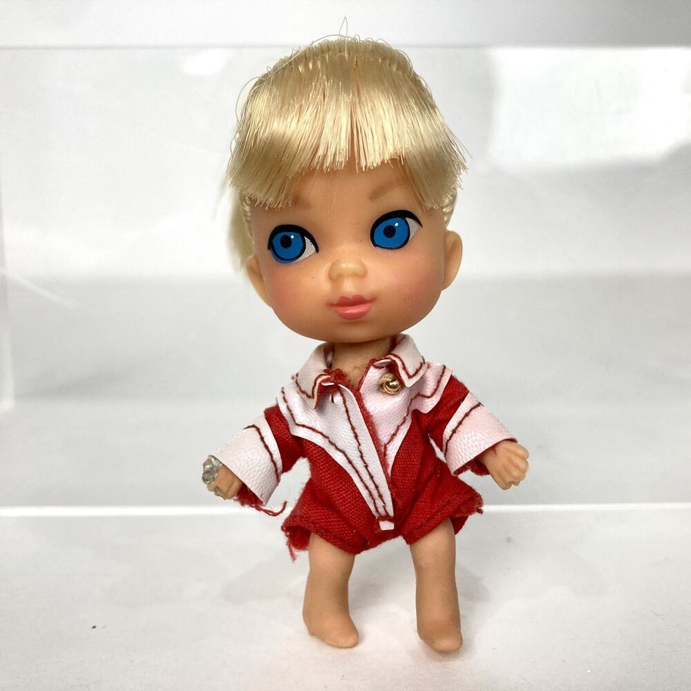Vintage 1966 Mattel Liddle Kiddles Calamity Jiddle 3506 Western Cowgirl Doll Toy